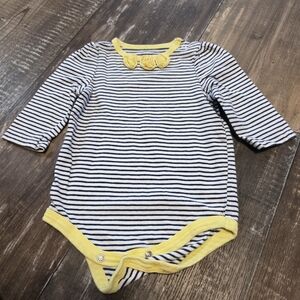 Circo Striped One Piece - Navy and Yellow